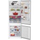 Combina frigorifica incorporabila Beko BCNE400E40SN, 70 cm latime, No Frost, 370 litri, 194 cm inaltime, Alb