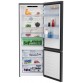 Combina frigorifica neincorporabila Beko RCNE560E40ZXBRN, latime 70 cm, No Frost, 514 litri, 192 cm inaltime, Dark Inox