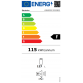 Frigider incorporabil sub blat Electrolux LXB2AF82S alb, 127 litri