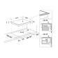 Plita electrica vetroceramica Hotpoint HR 616 X