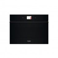 Cuptor cu microunde incorporabil Whirlpool WCW9O7PHTSB, curatare hidrolitica, Touch-control, sonda de carne