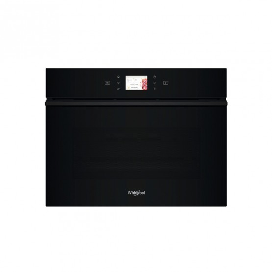 Cuptor cu microunde incorporabil Whirlpool WCW9O7PHTSB, curatare hidrolitica, Touch-control, sonda de carne