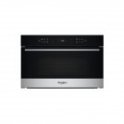 Cuptor incorporabil cu microunde si grill Whirlpool WMD7O4TX, autocuratare hidrolitica, inox